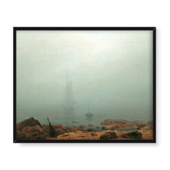 Caspar David Friedrich Morska plaża we mgle 50×40