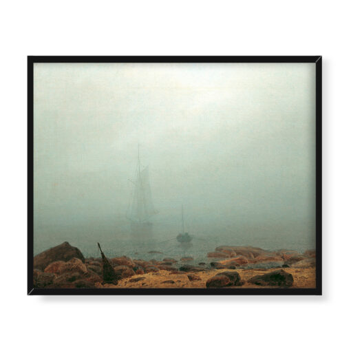 Caspar David Friedrich Morska plaża we mgle 50x40