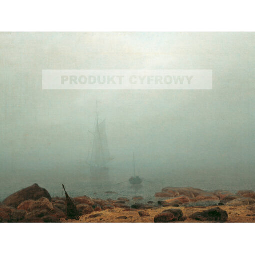 Caspar David Friedrich Morska plaża we mgle — produkt cyfrowy do pobrania