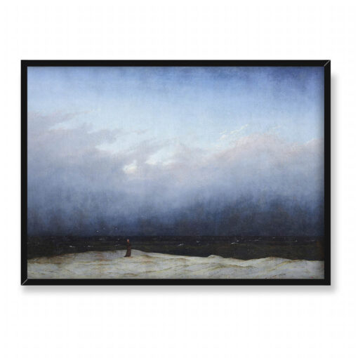 Caspar David Friedrich Morska plaża we mgle 70x50