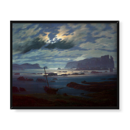 Caspar David Friedrich Morze Północne w świetle księżyca 50x40