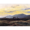 Caspar David Friedrich Ruiny klasztoru Eldena i Karkonosze — produkt cyfrowy do pobrania