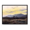 Caspar David Friedrich Ruiny klasztoru Eldena i Karkonosze 40×30