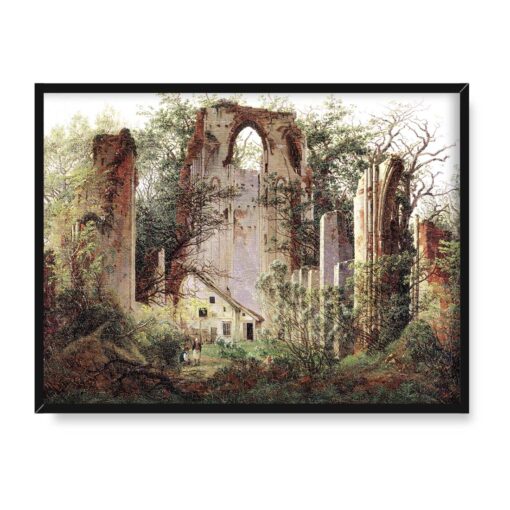 Caspar David Friedrich Ruiny klasztoru Eldena w pobliżu Greifswaldu 40x30