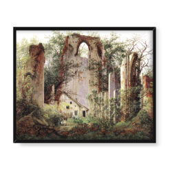 Caspar David Friedrich Ruiny klasztoru Eldena w pobliżu Greifswaldu 50×40
