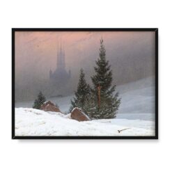 Caspar David Friedrich Zimowy krajobraz 40×30