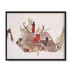 Charles Demuth Czerwone kominy 50×40