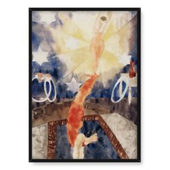 Charles Demuth Dwaj akrobaci w czerwonych rajtuzach 50×70