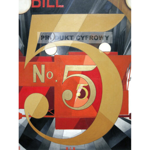 Charles Demuth Figura 5 w złocie — produkt cyfrowy do pobrania