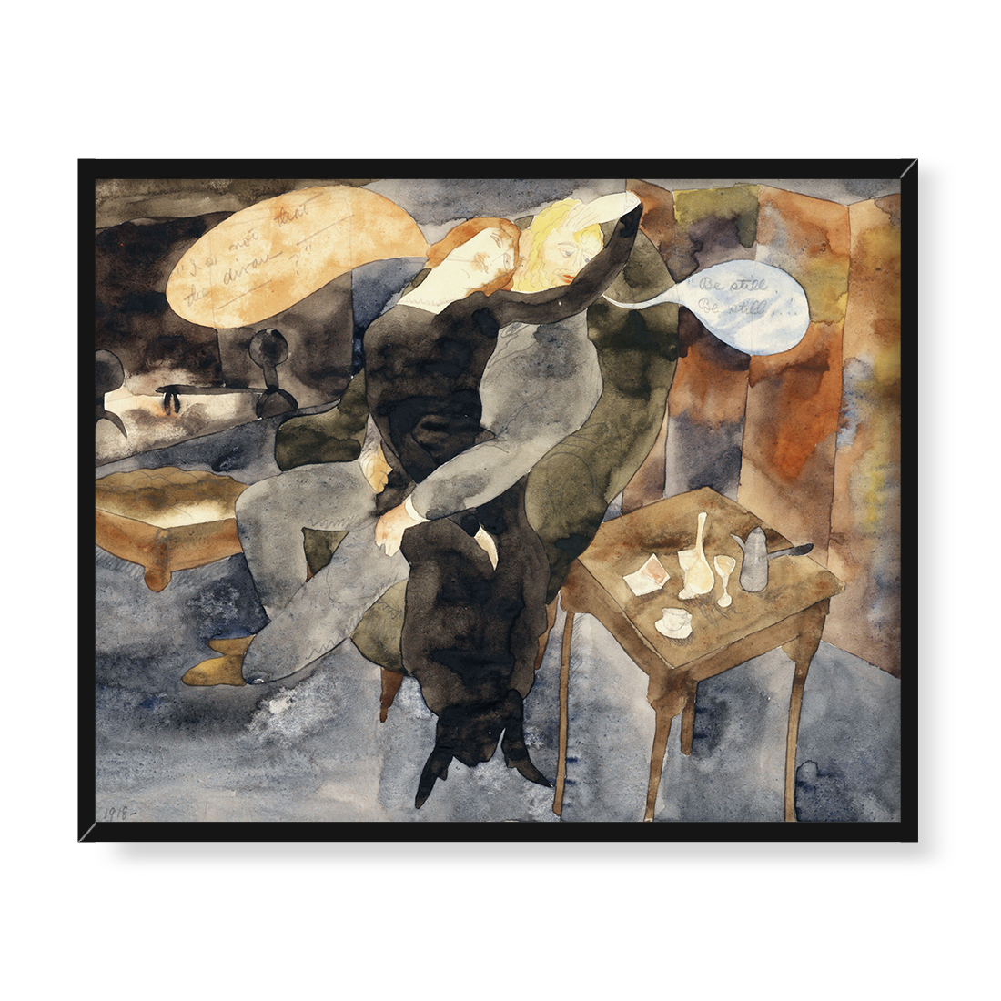 Charles Demuth Lula i Alva Schon 50x40 w RAMIE