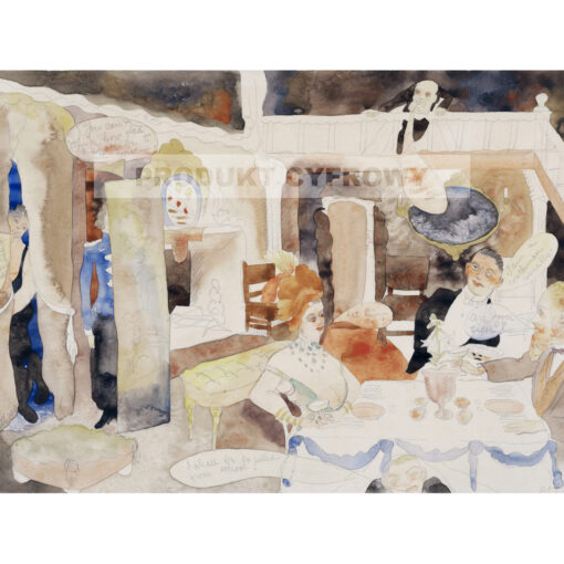 Charles Demuth Lulu i Alva Schon przy lunchu — produkt cyfrowy do pobrania