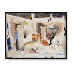 Charles Demuth Lulu i Alva Schon przy lunchu 40×30