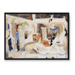 Charles Demuth Lulu i Alva Schon przy lunchu 70×50