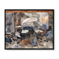 Charles Demuth Śmierć hrabiny Geschwitz 50×40