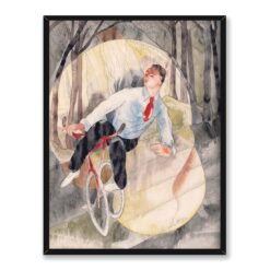 Charles Demuth W wodewilu rowerzysta 30×40