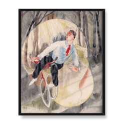 Charles Demuth W wodewilu rowerzysta 40×50