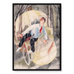 Charles Demuth W wodewilu rowerzysta 50×70