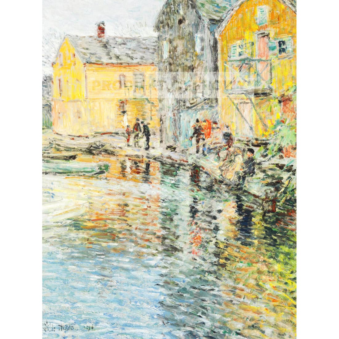 Childe Hassam Wędkarze — produkt cyfrowy do pobrania