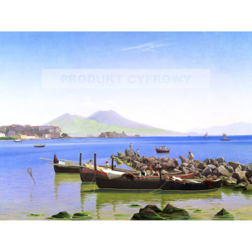 Christen Købke Zatoka Neapolitańska work — produkt cyfrowy do pobrania