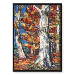 Christian Rohlfs Białe brzozy jesienią 50×70