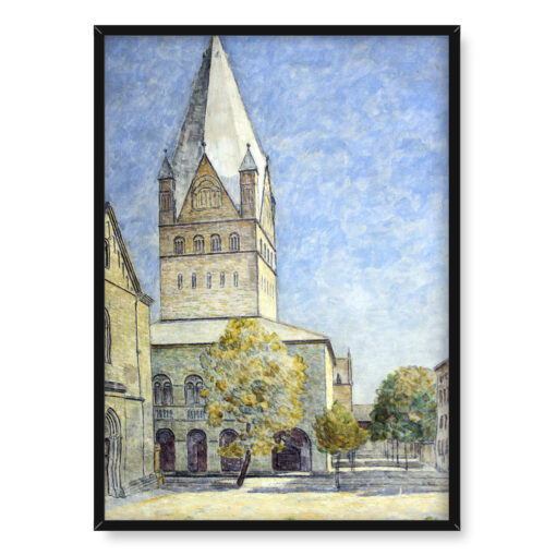 Christian Rohlfs Kolegiata świętego Patroklusa w Soest 50x70