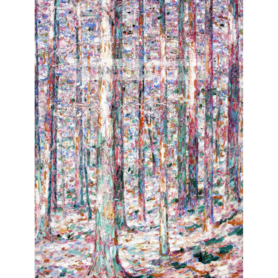 Christian Rohlfs Pnie sosen w świetle słońca — produkt cyfrowy do pobrania