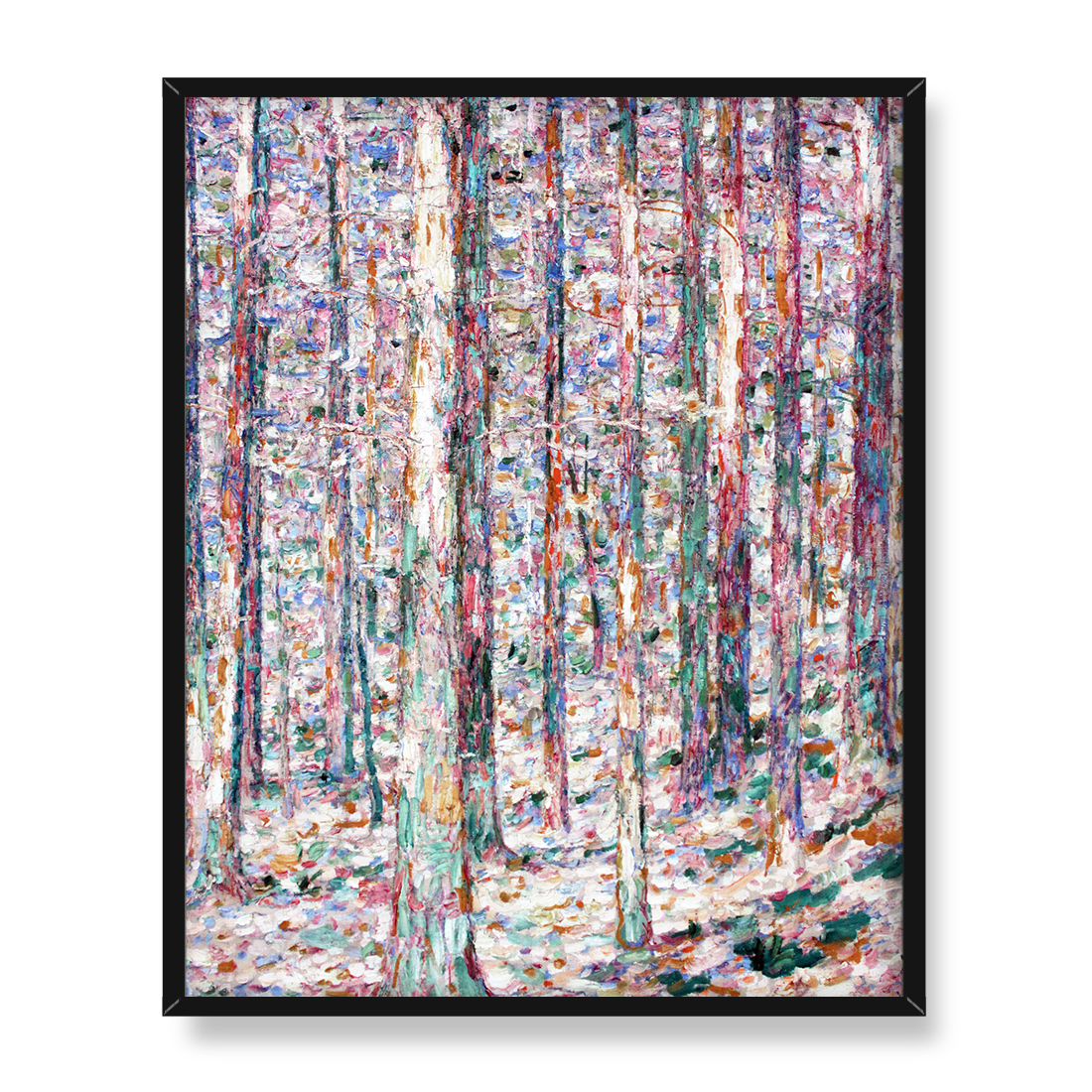 Christian Rohlfs Pnie sosen w świetle słońca 40x50 w RAMIE