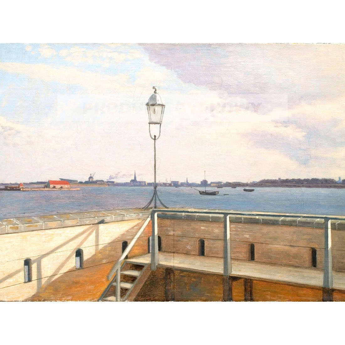 Christoffer Eckersberg Widok na Kopenhagę — produkt cyfrowy do pobrania