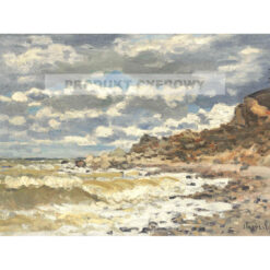 Claude Monet Brzeg morza Sainte-Adresse — produkt cyfrowy do pobrania