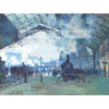 Claude Monet Dworzec Saint-Lazare przyjazd pociągu z Normandii — produkt cyfrowy do pobrania