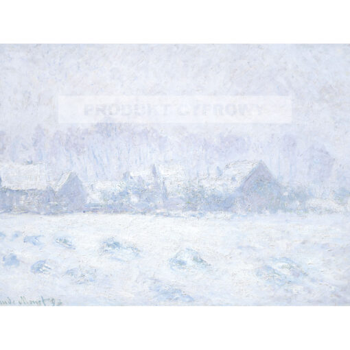 Claude Monet Effet de neige Śnieg 2 — produkt cyfrowy do pobrania