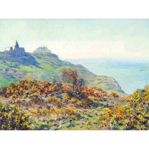 Claude Monet Kościół w Varengeville — produkt cyfrowy do pobrania