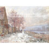 Claude Monet Lavacourt l’hiver Zima — produkt cyfrowy do pobrania