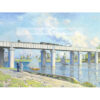 Claude Monet Most kolejowy w Argenteuil — produkt cyfrowy do pobrania