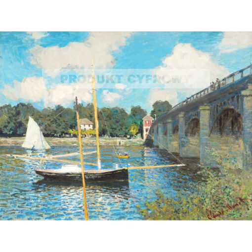 Claude Monet Most w Argentuil — produkt cyfrowy do pobrania