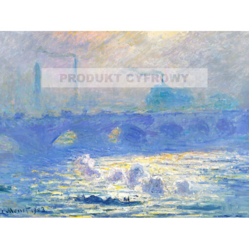 Claude Monet Most Waterloo — produkt cyfrowy do pobrania