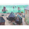 Claude Monet Łodzie wypływające w morze — produkt cyfrowy do pobrania