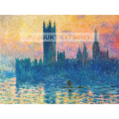 Claude Monet Parlament Londyn Anglia — produkt cyfrowy do pobrania