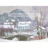 Claude Monet Sandvik Norwegia zima — produkt cyfrowy do pobrania