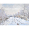 Claude Monet Snieg w Argentuil — produkt cyfrowy do pobrania