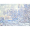 Claude Monet Śnieg w Giverny — produkt cyfrowy do pobrania