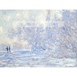 Claude Monet Śnieg w Giverny — produkt cyfrowy do pobrania