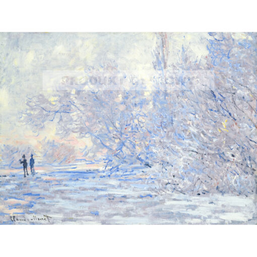 Claude Monet Śnieg w Giverny — produkt cyfrowy do pobrania