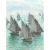Claude Monet Żaglówki na spokojnym morzu — produkt cyfrowy do pobrania