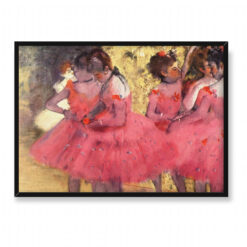 Edgar Degas Baleriny w kolorze różowym 2 70×50
