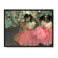Edgar Degas Baleriny w kolorze różowym 40×30