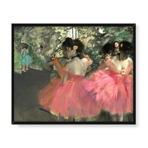 Edgar Degas Baleriny w kolorze różowym 50x40