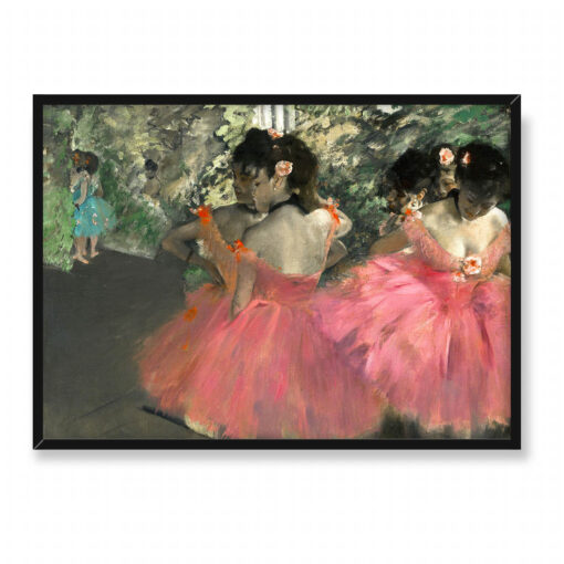 Edgar Degas Baleriny w kolorze różowym 70x50