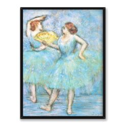 Edgar Degas Dwie niebieskie tancerki 30×40