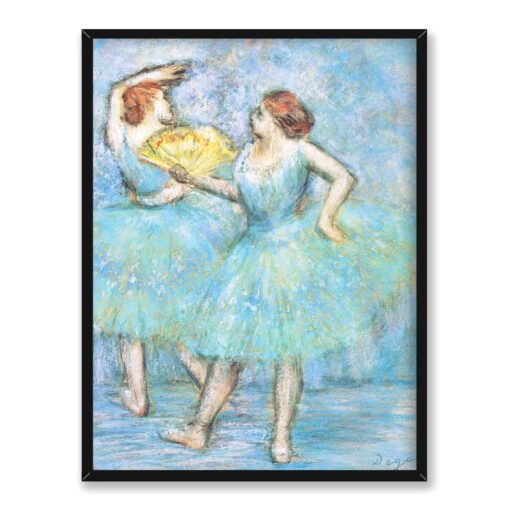 Edgar Degas Dwie niebieskie tancerki 30x40 w RAMIE